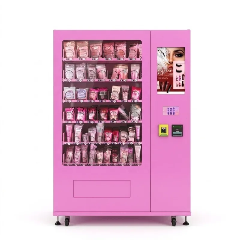 Large capacity, self-service beauty  vending machine, inch touchscreen