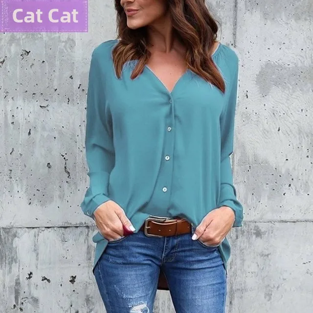 レディース Vネック 大きいサイズ カジュアルブラウス レース irt レディース トップス ポリエステル繊維 90% その他素材 0% T-irt 女性モデル