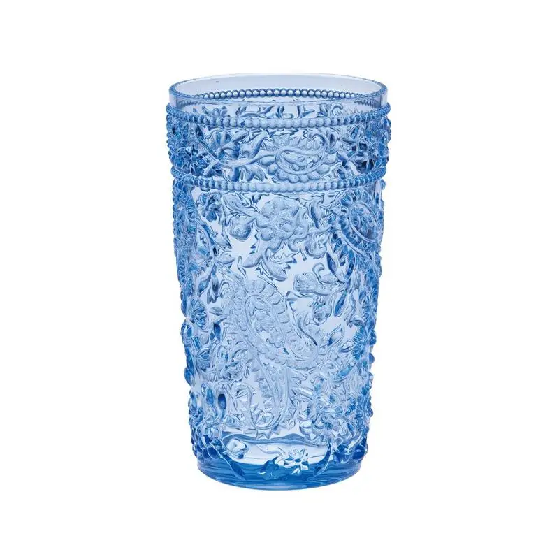 

Acrylic Highball Glass Set of 4, BPA Free Plastic Drinkware, 17oz Cocktail & Water Glasses for Home Bar, Parties, and Everyday