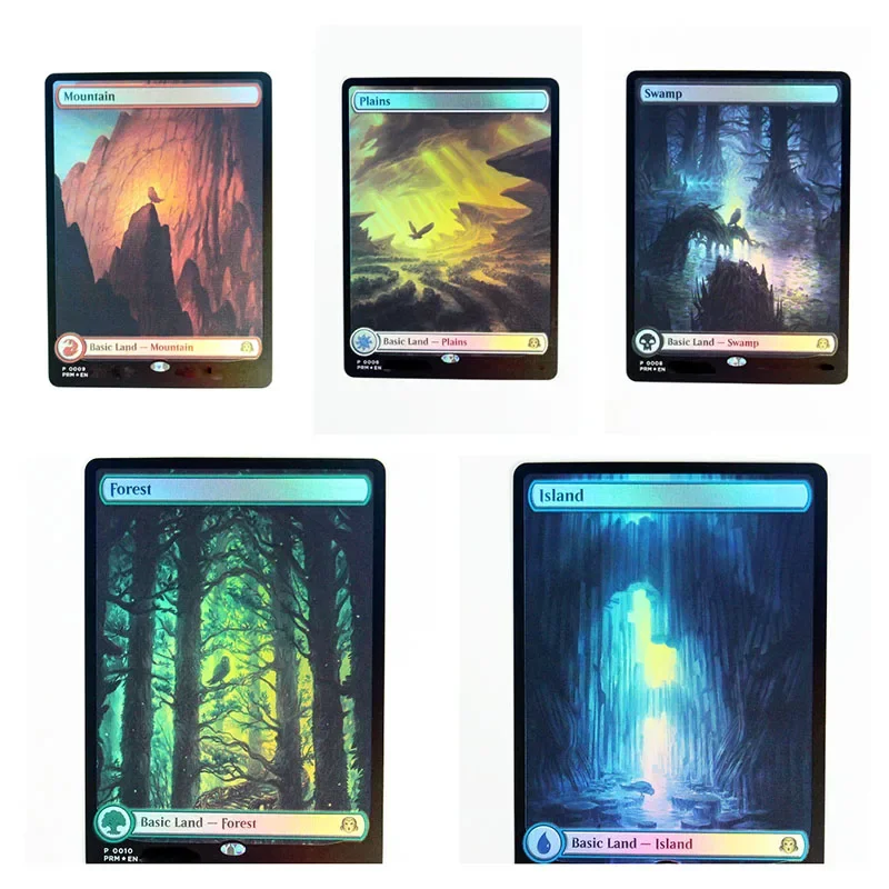 P23 Land Foil TCG Magical Proxy Cards Game Quality Proxy  Gathering Board plains island swamp forest Game Trading Cards Proxy