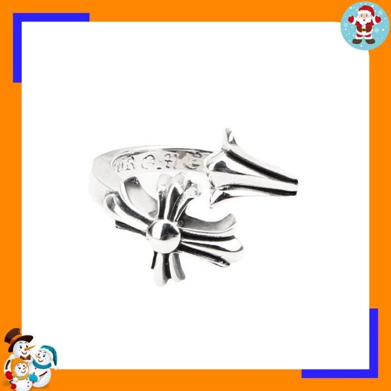 Cross Design Open Ring — product detail 4