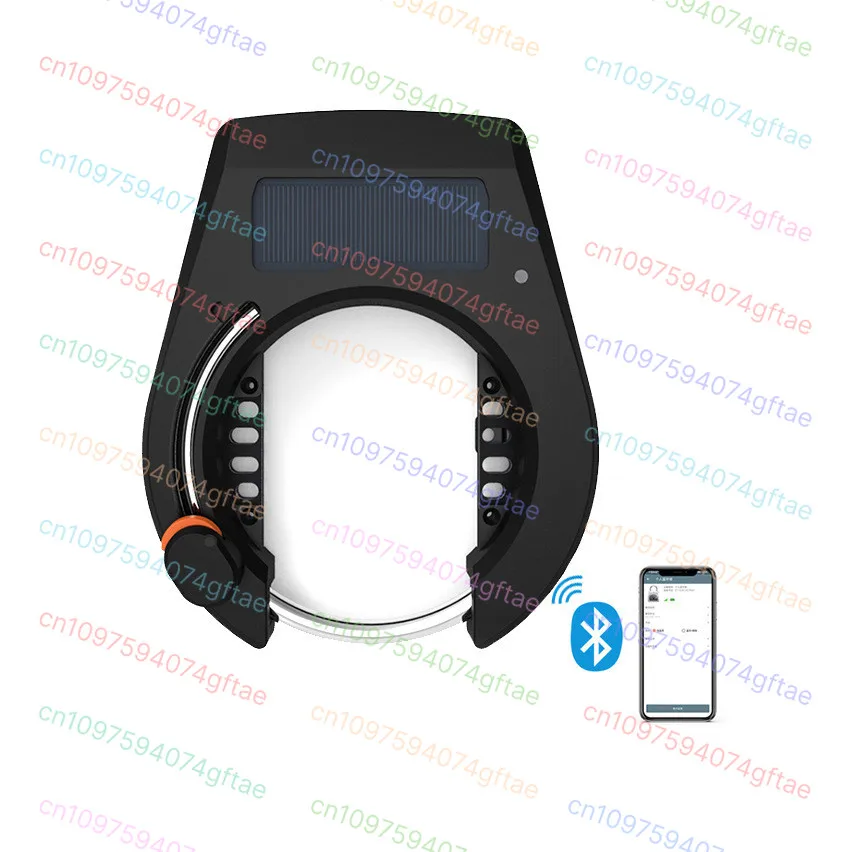 

1pcs Bike Smart Lock Bicycle Alarm Lock With APP QR code unlock horseshoe wheel lock