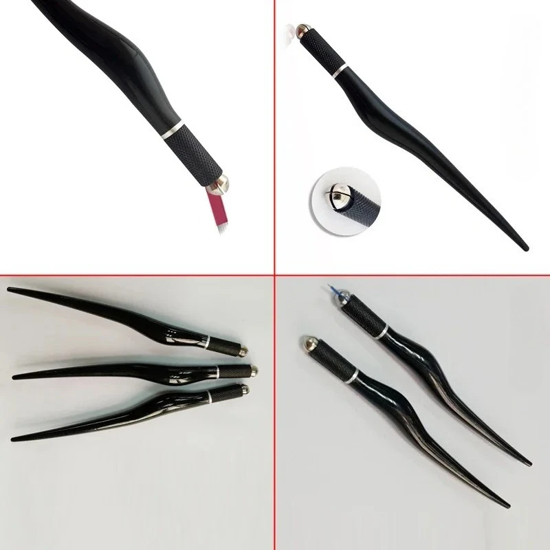 

Permanent Makeup Lips Eyebrow Pen 1pcs Microblading Embroidery Needle Blade Tebori Munsul Pen Tattoo Needle Manual Pen