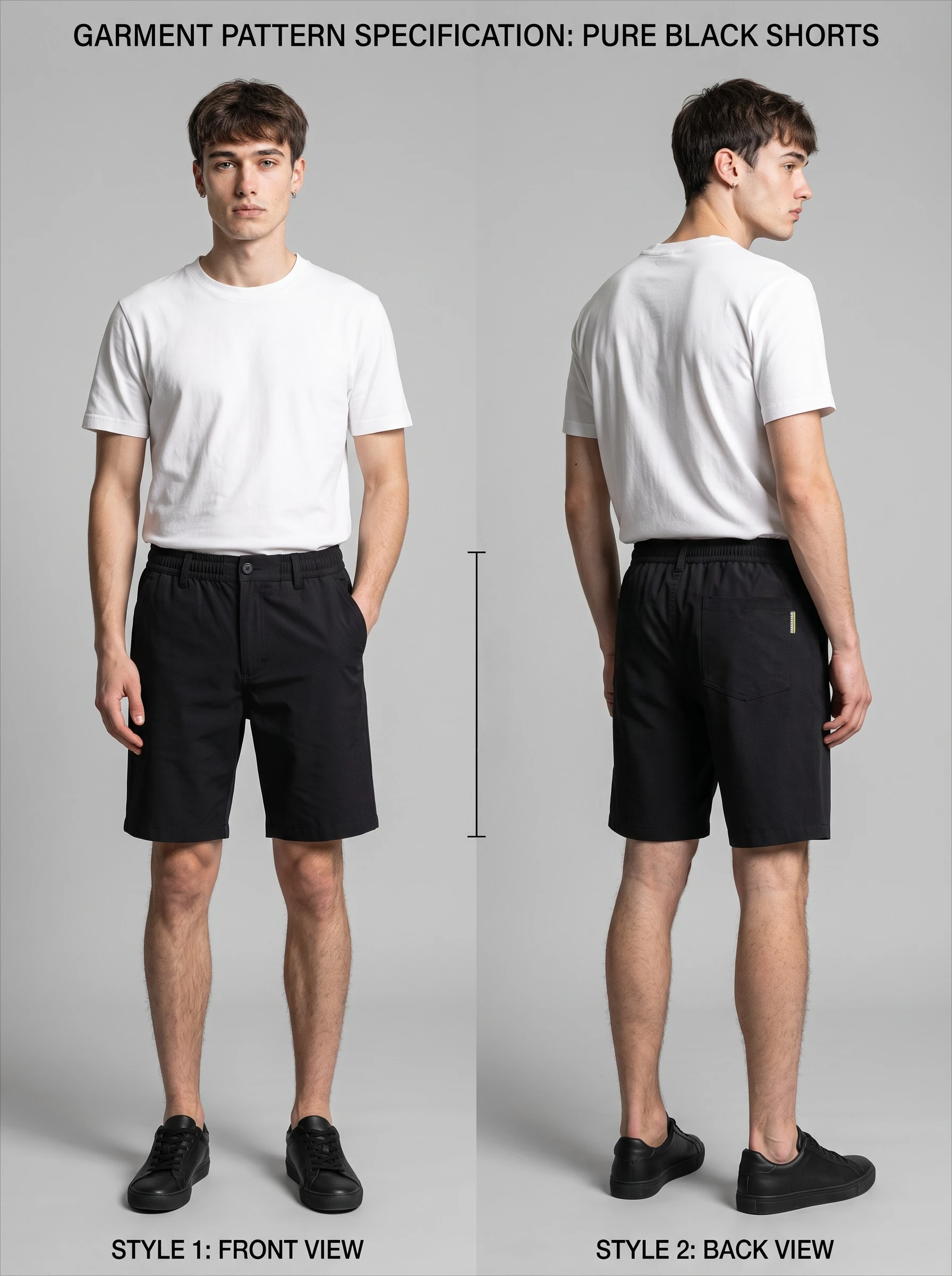 Men Fashion British Style Casual Shorts Lightweight Drawstring Waist Zipper Pockets Summer Shorts