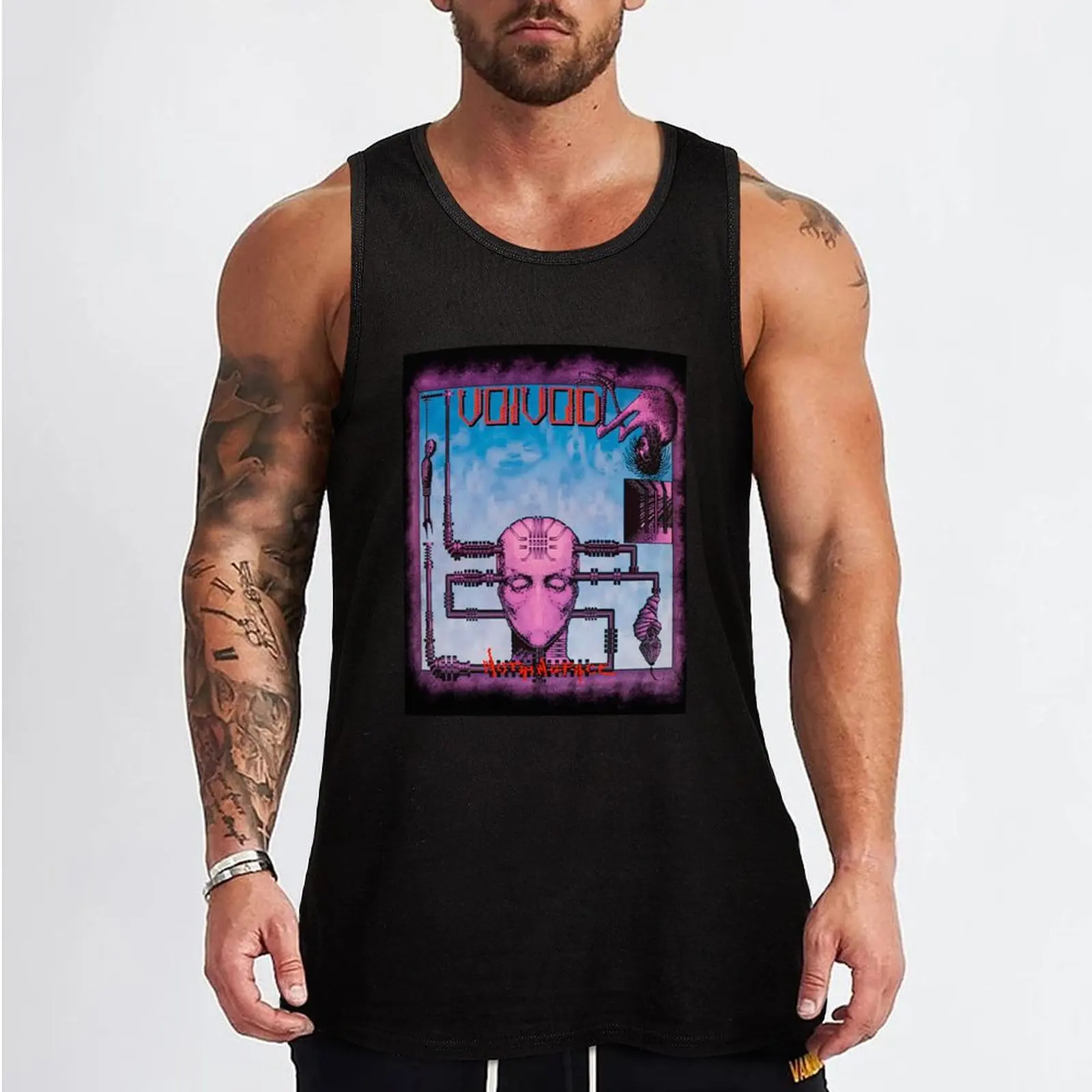 Nothing Face Face Voivod Tank Top plain t-shirt summer 2024 Gym clothes