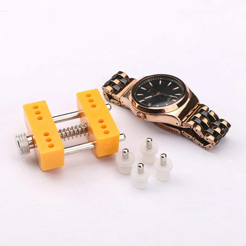 1 قطعة حامل ساعة قابل للتعديل مزيل ساعة حركة حامل قاعدة الطلب المثبت ساعة أداة إصلاح لصانع الساعات