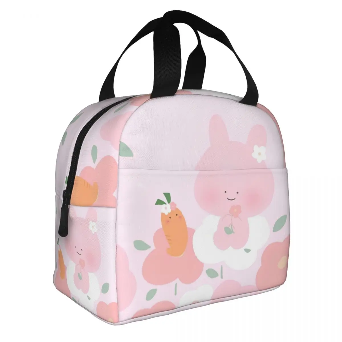 Asamimichaan Asleep Cartoon Insulated Lunch Bag Cute Asamimi Meal Container Thermal Bag Tote Lunch Box College Food Handbags