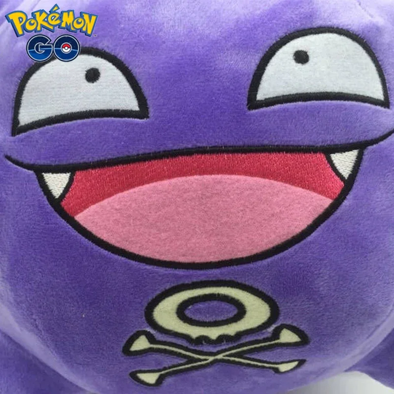 Pokemon Koffing Peluche 30 cm Kawaii Viola Pokemon Giappone Anime Koffing Bambola di pezza Regali di souvenir di Natale Compleanno per i bambini