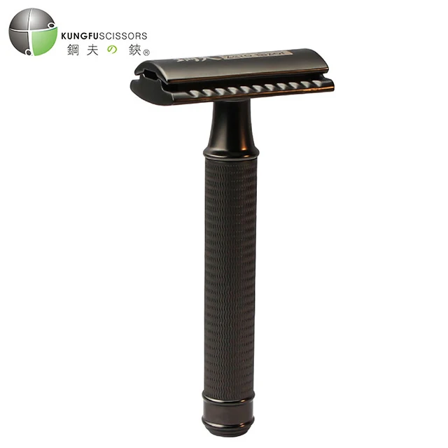 Barber Safety Razor Straight Razor Adjustable Close Shaving Bald Beard Shaving Razor for Man