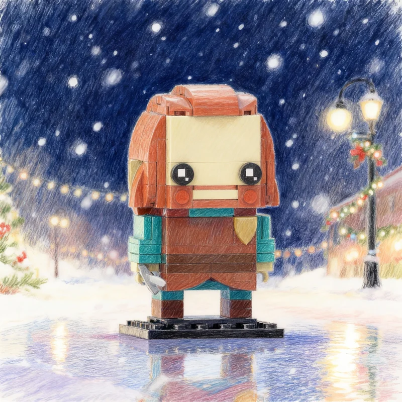 

160pcs MOC Brickheadz Eddard Ned Stark Game Thrones Model Building Blocks Construction Festival Gifts Toys Idea Education