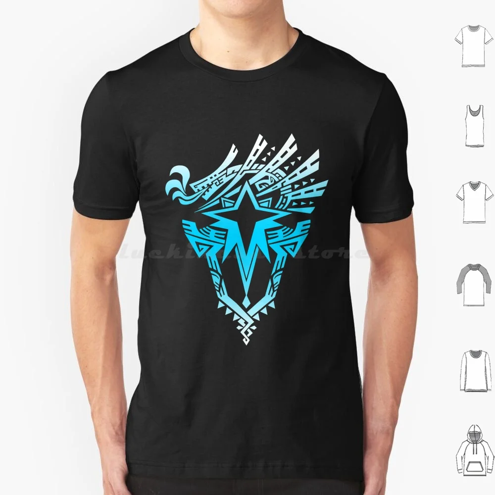 

Monster Hunter World Iceborne Logo ( Blue ) T Shirt Big Size 100% Cotton Monster Hunter World Iceborne Monster Hunter Monster