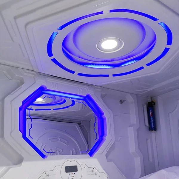 Custom-made space cabin bed escort sleep rest cabin children\'s cabin capsule room single bed e-sports hotel bed.