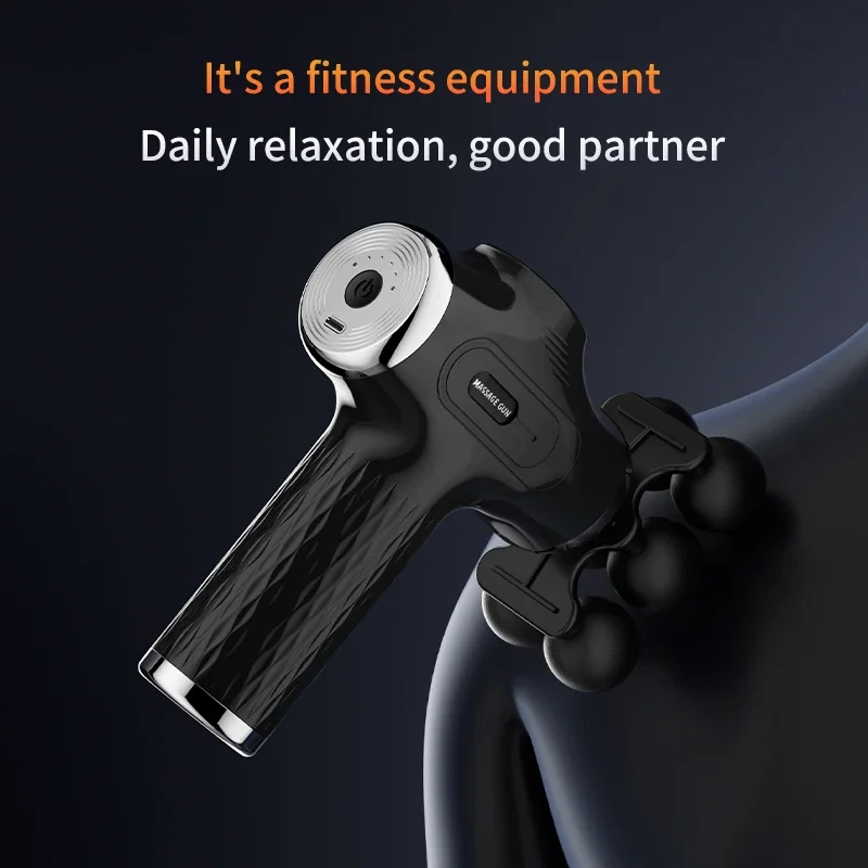 10 head massage gun muscle relaxation electric vibration fascia gun for relaxing the body and massaging handheld massager