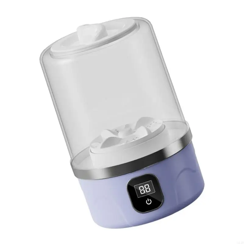 U1JE tragbare Mini -Waschmaschine 3000mah schnurlose Unterwäsche -Unterwäsche -Reiniger für Socken Reise Camping Apartment