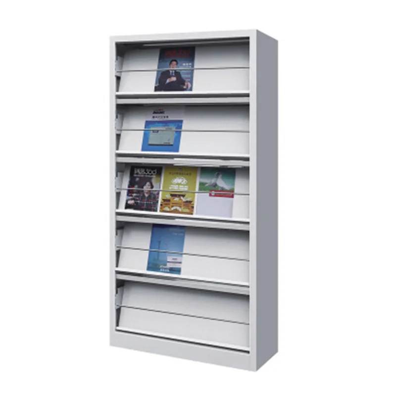 multifunction metal bookstore display shelves for retail stores