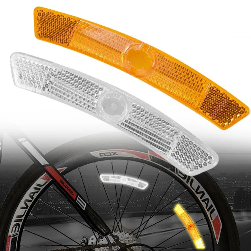 Bicycle Reflective Strips Bike Spoke Reflector Bicycle Fish-shaped Wheel Rim Reflective Light Bicycle Safety Reflective Sign Bic
