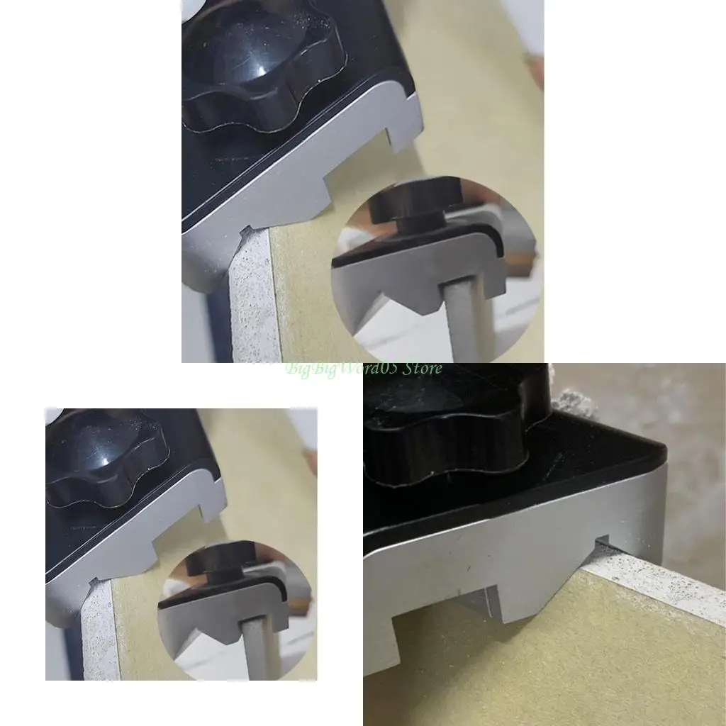 

24TE Aluminum Catchering Tool 45 градусов края Trimmers Установка для гипсовых и деревянных досок