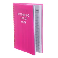 Account Book Notebook 8.5x6 Spiral Bound Expense Tracker Ledger Book for Home Business Budget Tracking Monthly Income Expense