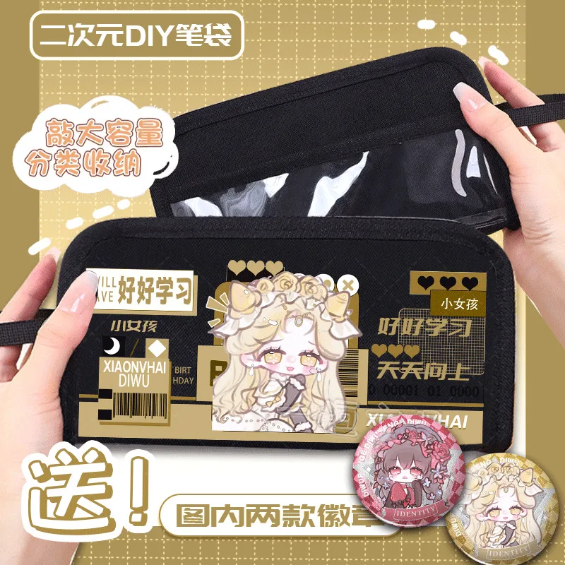 Identitas GAME Anime V Gadis Kecil Pelat Delima Sumber Jahat Kotak Pensil Siswa SMP Periferal Miss Topi Besar