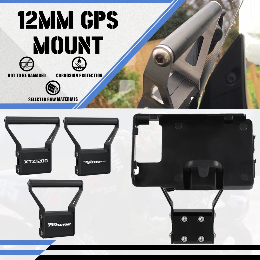 

2026 2025 новый мотоциклетный GPS-монтажный кронштейн, аксессуары для Yamaha Tenere 700 Rally World Raid Super Tenere XTZ1200 2014-2024