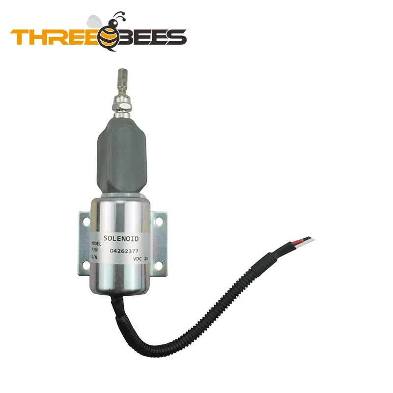 0426 2377 24V Fuel Cutoff Solenoid Valve 0426-2377 Shut Off Stop Solenoid For Diesel Engine