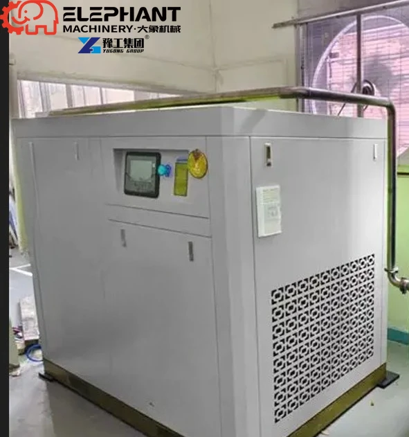 Portable PLC-Controlled Double Stage Screw Air Compressor With Air Cooling 3kw Power Low Price