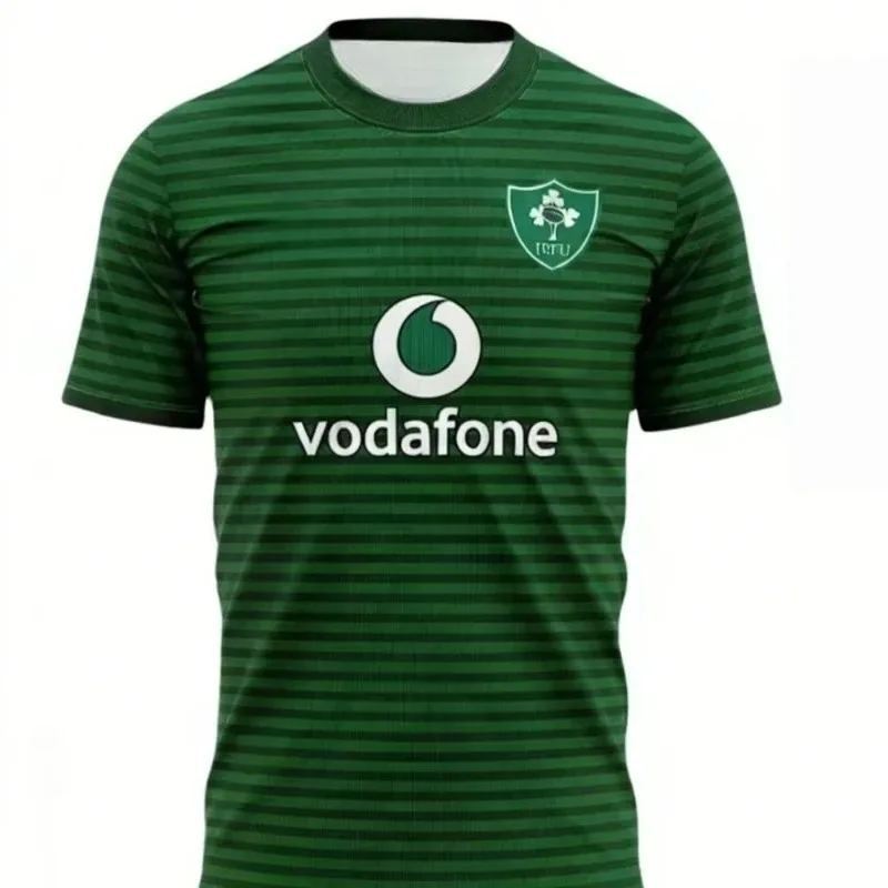 

2026 IRFU Rugby Fan Sports Training T-shirt with Fitness Top Both Men/Women Round Neck Breathable Quick-drying Family Kids Tees