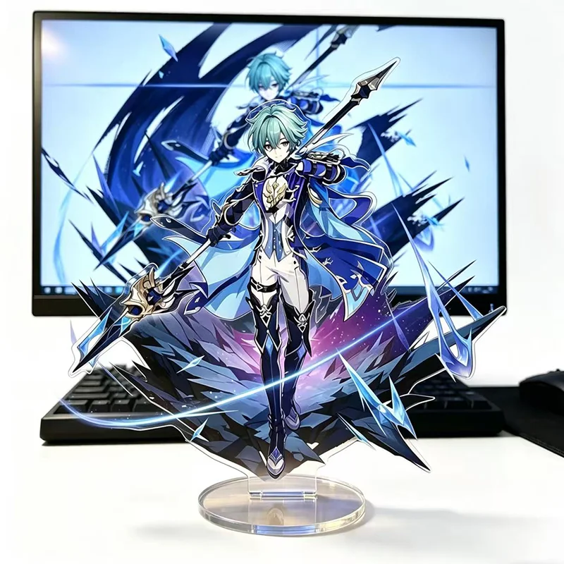 Genshin Impact Lohen Character Original Art Acrylic Standee, Limited Time Halloween Discount Anime Desk Decoration