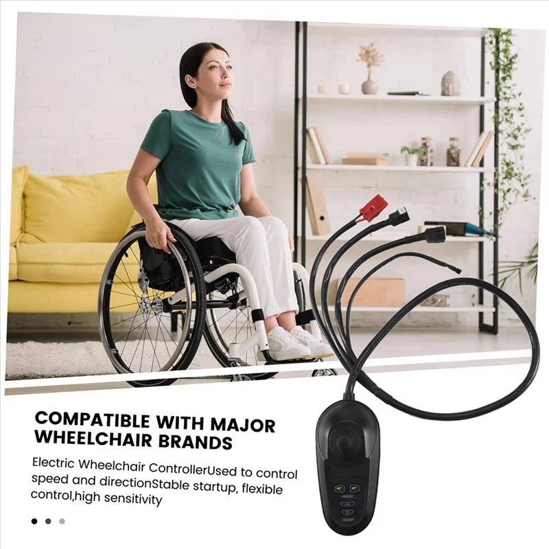

Universal 24V Electric Wheel Chair Joystick Controller for Electric Wheelchairs,Intelligent Robots, Amusement Equipment