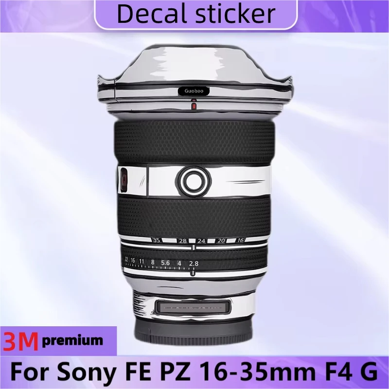 

Stylized Decal Skin For Sony FE PZ 16-35mm F4 G Camera Lens Sticker Vinyl Wrap Anti-Scratch Film PZ16-35 16-35 F/4 F/4G F4G