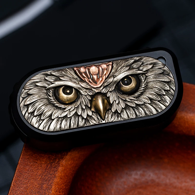MOT Aowu Composite EDC Mechanical Metal Push Plate, Pop Coin Magnetic Suspension Gyroscope Linkage Fingertip Decompression - Image 6