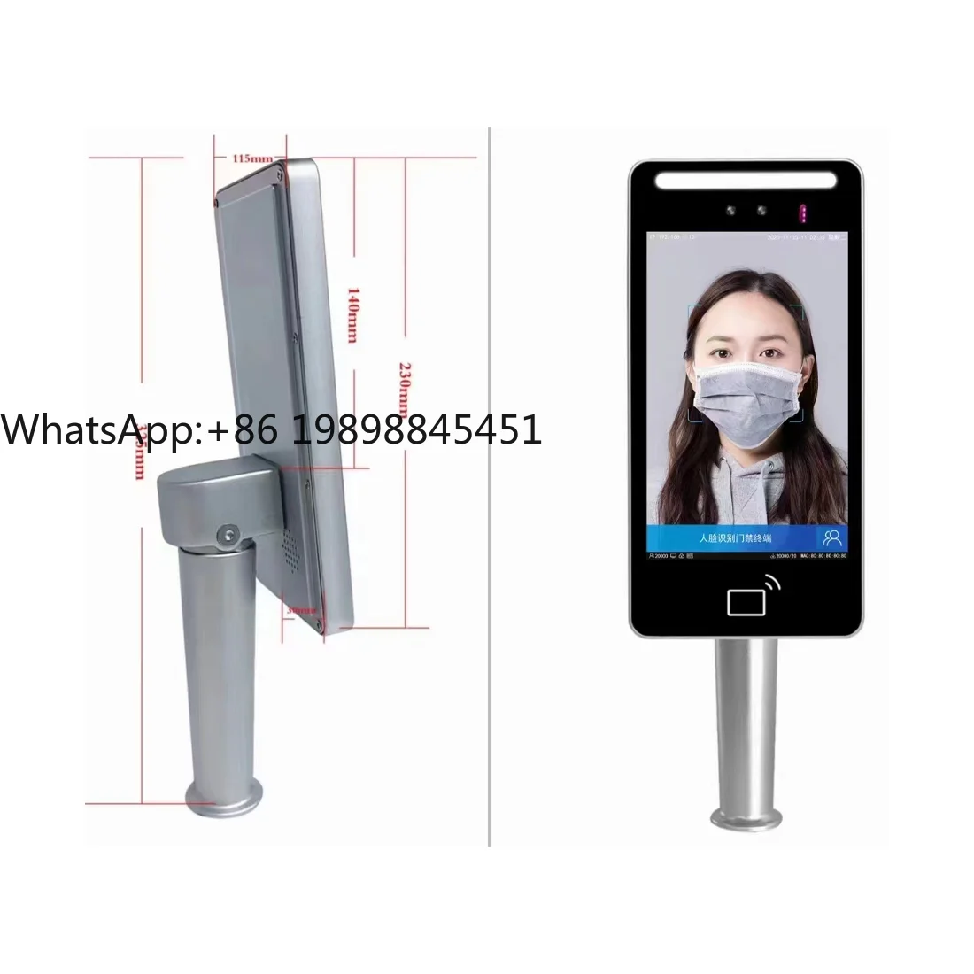 

Fingerprint Scanner QR Control Turnstile Attendance Linux System Face Detection Cloud Camera Biological Recognition Device