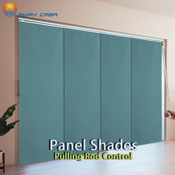 Panel Track Blinds Sliding Panel Blind Blackout Vertical Curtain For Slider Windows Patio Sliding Doors Shutter VB-SP-CM