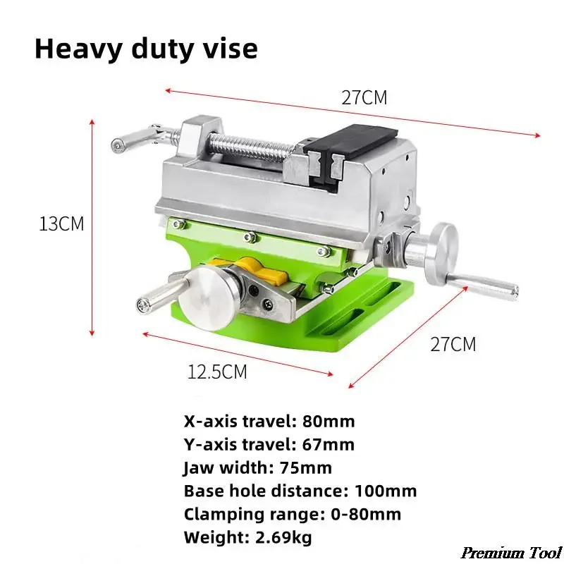 Bench Drill Milling Machine Variable Speed Drilling Chuck Base 3-16mm DIY Wood Metal Grade Drilling Machine Power Tools