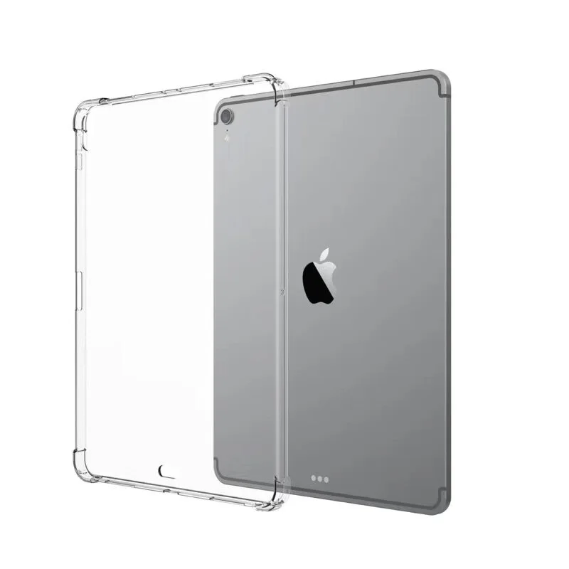 for new ipad pro 2018 11/12.9 inch case protector TPU crystal transparent soft back cover for new ipad pro 11'' 12.9