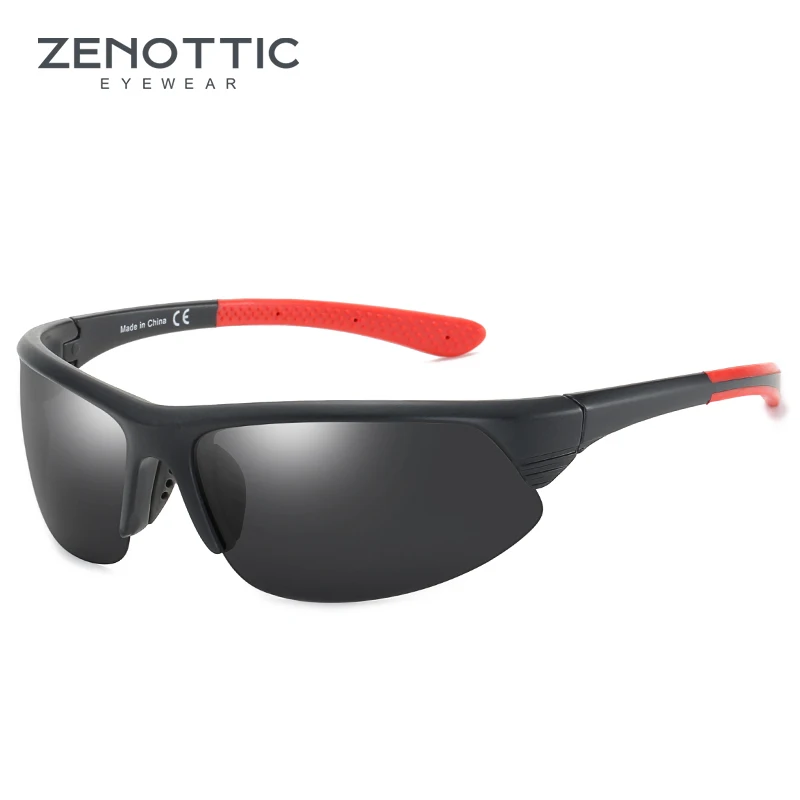 

ZENOTTIC спортивные поляризационные солнцезащитные очки мужские прямоугольные солнцезащитные очки для вождения на открытом воздухе UV 400 HD очки с желтыми линзами очки ночного видения
