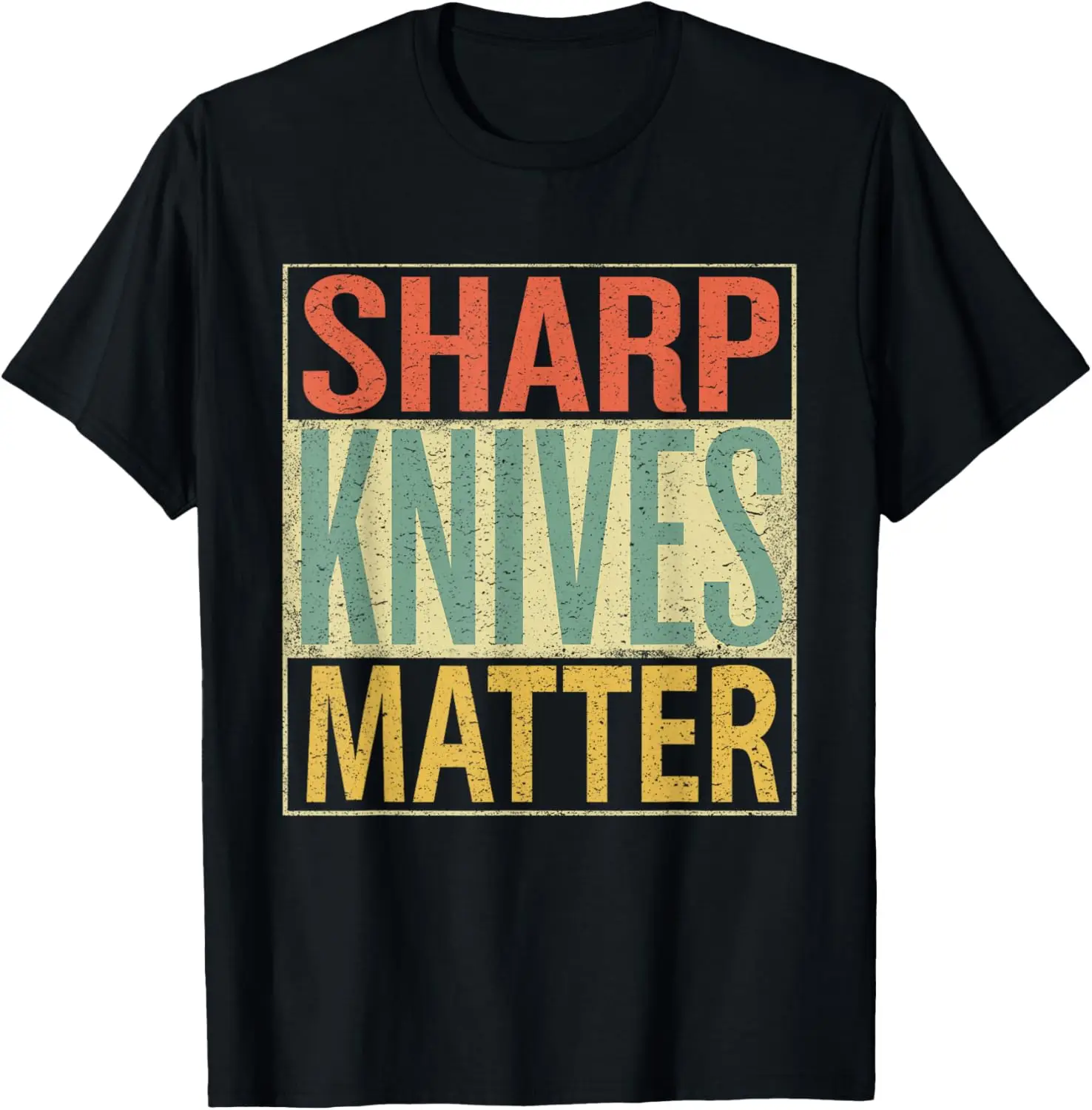 เสื้อเชิ้ต Sharp Knives Matter เสื้อยืดมีดเชฟเสื้อยืดเครื่องแต่งกายตลก