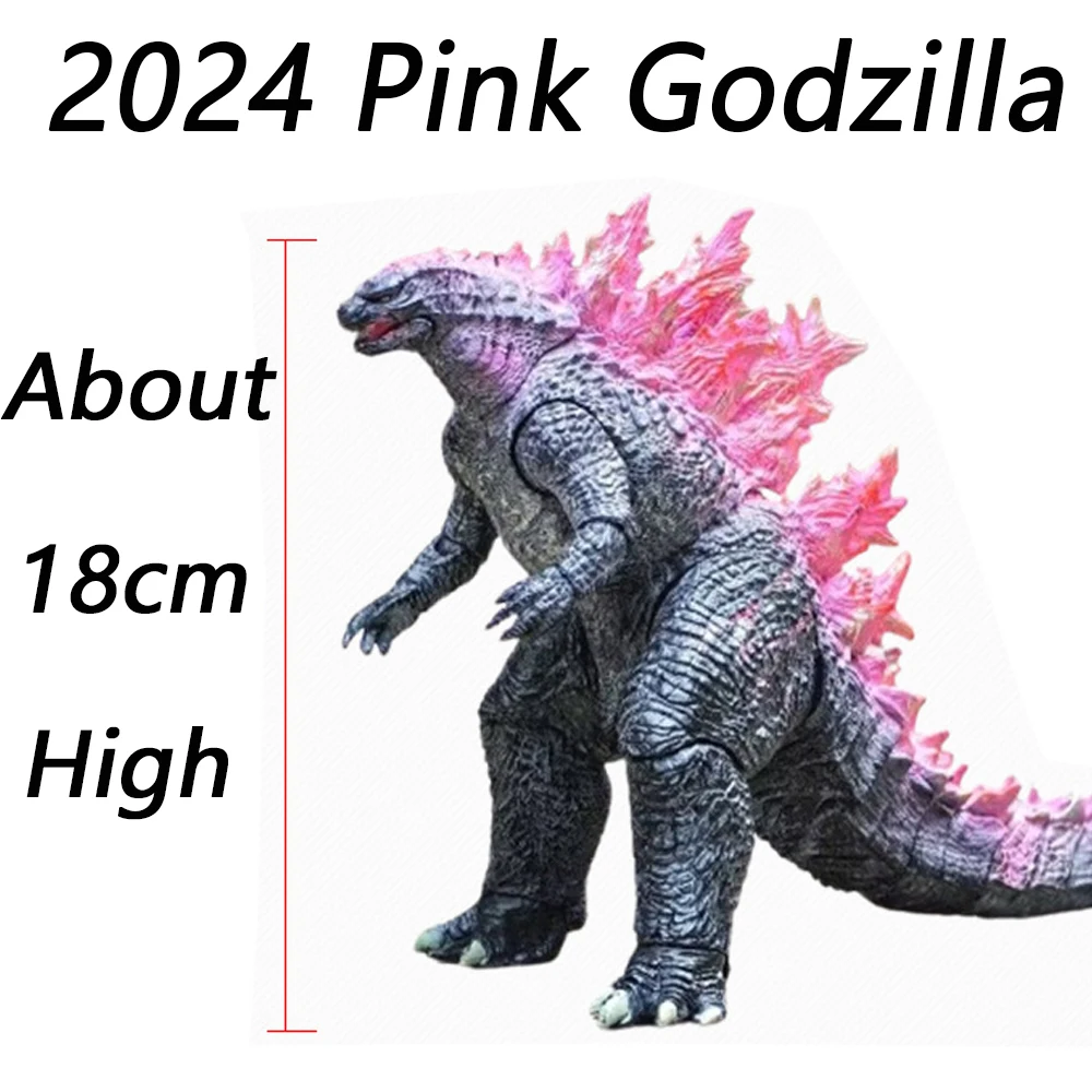 2024 New Godzilla Action Figures Movie Peripheral Collection Realistic Movable Model Garage Kit Desktop Ornament for Friend Gift