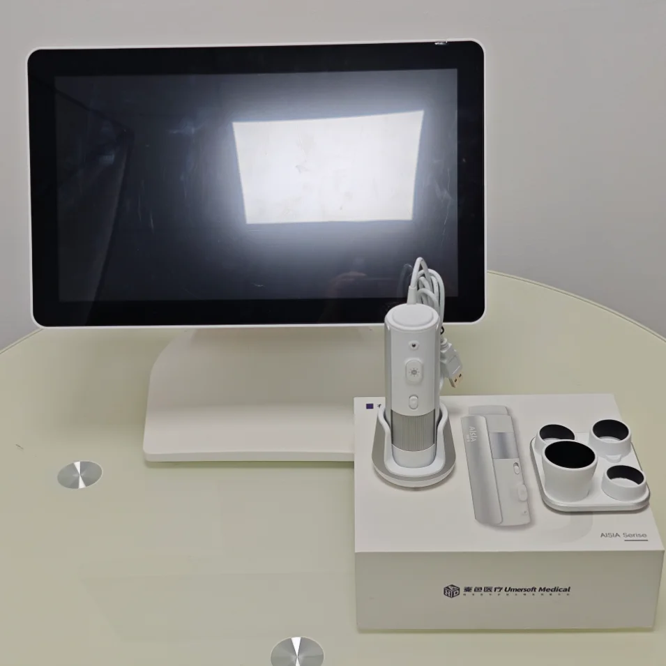 2025 mais vendido hd folículos capilares couro cabeludo scanner detector analisador de cabelo pele e couro cabeludo análise microscópio máquina de beleza