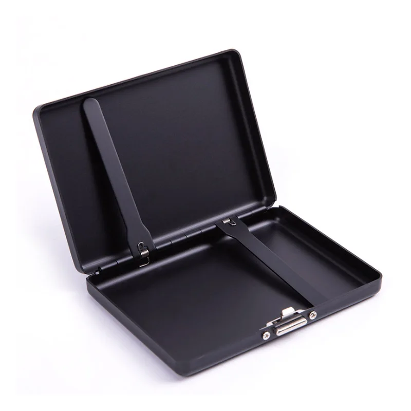 Retro Aluminium Alloy Cigarette Case for Regular, King Size 20 Capacity Cigarettes Boxes Man Smoker Gift