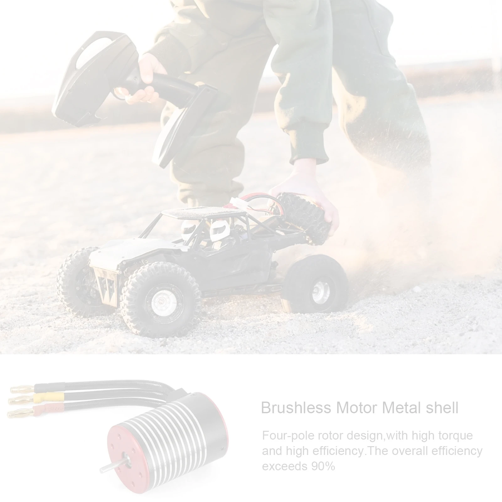 

2838 Waterproof Brushless Motor 3200KV/3600KV/3800KV/4500KV for 1/12 1/14 RC Car Crawler Truck Parts Wltoys 144001 Traxxas Trx4