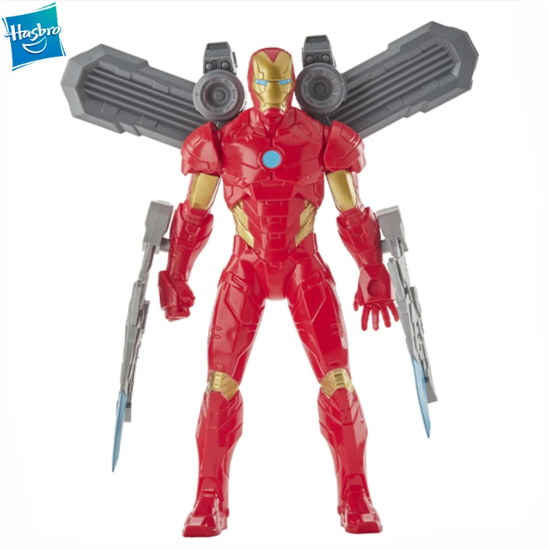 Original Authentic Hasbro Marvel The Avengers Series Iron Man Equipment Doll  Model Toy Collection Birthday Gift