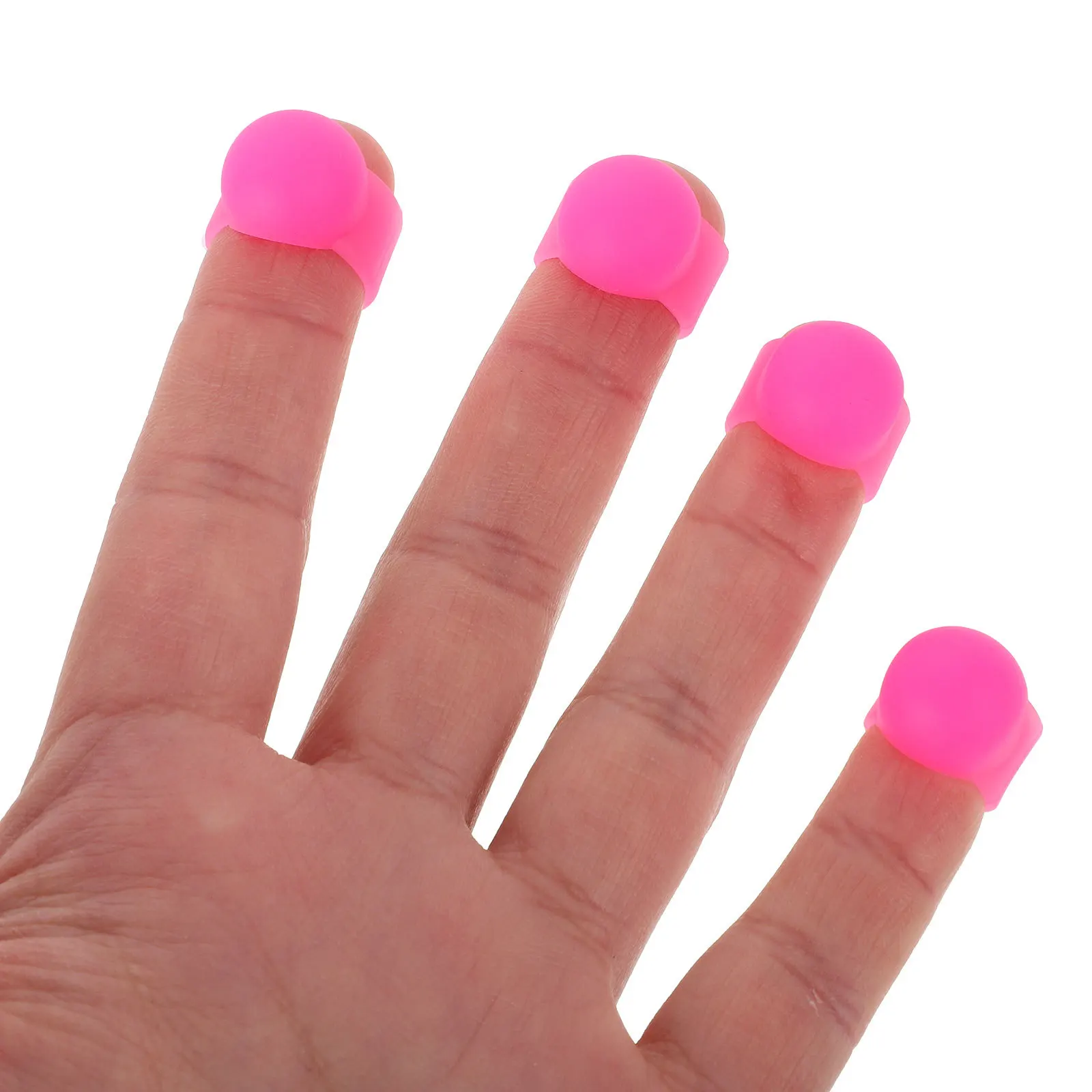 8 قطعة أكمام إصبع من مطاط السيليكون لطبلة يدوية مريحة ومتينة وناعمة ومقاومة للاهتراء ملحقات قرع موسيقية