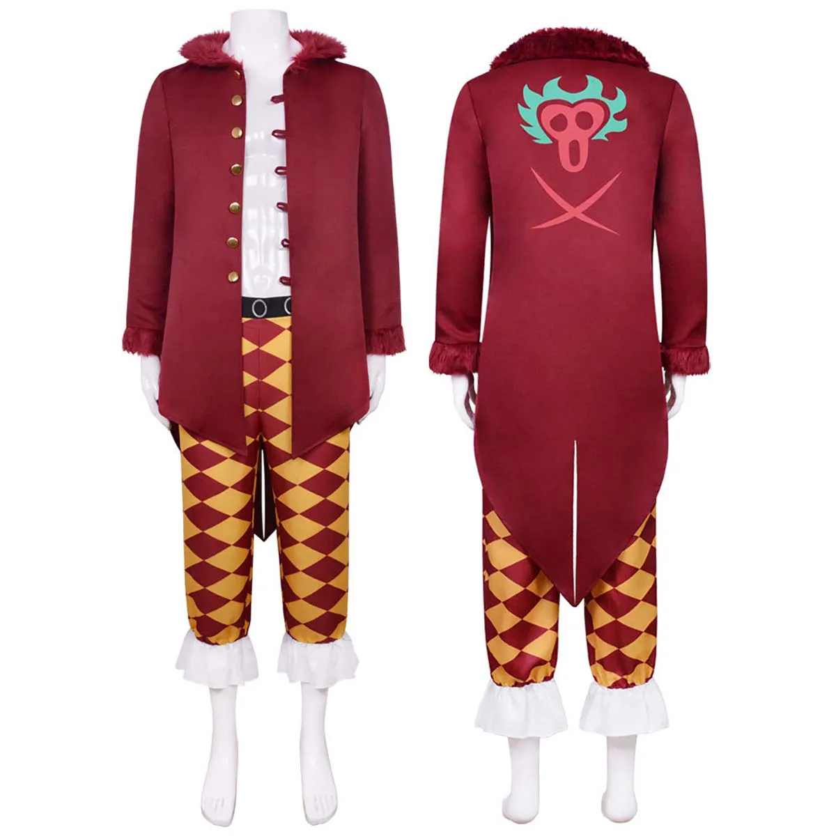 

Хэллоуин Карнавал Вечеринка Необычный Костюм Аниме Бартоломео Косплей Костюм Мужской Наряд Полный Комплект