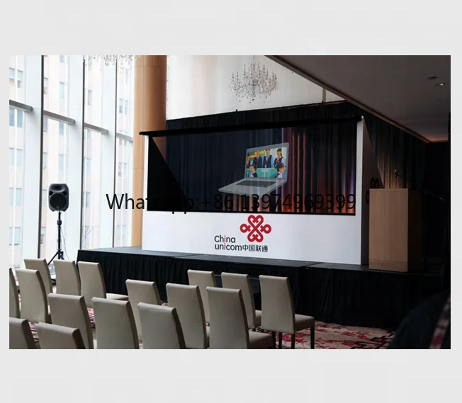 Large Size Pepper Ghost Projection Hologram Foil for Event, Holographic Projection System