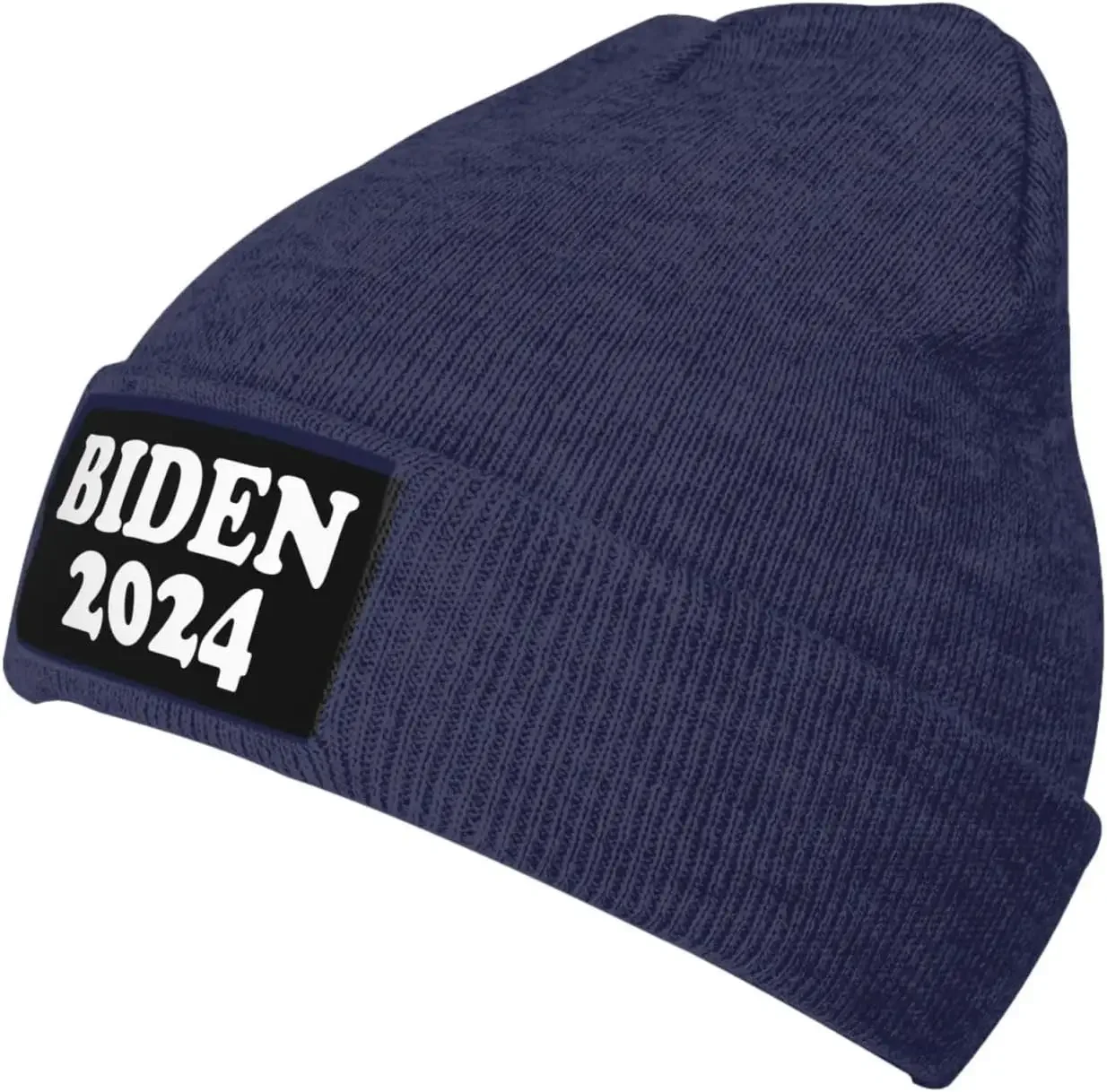 

Biden 2024 Knitted Hat Black Winter Knit Warm Beanie Trendy Ski Skull Cap for Men Women