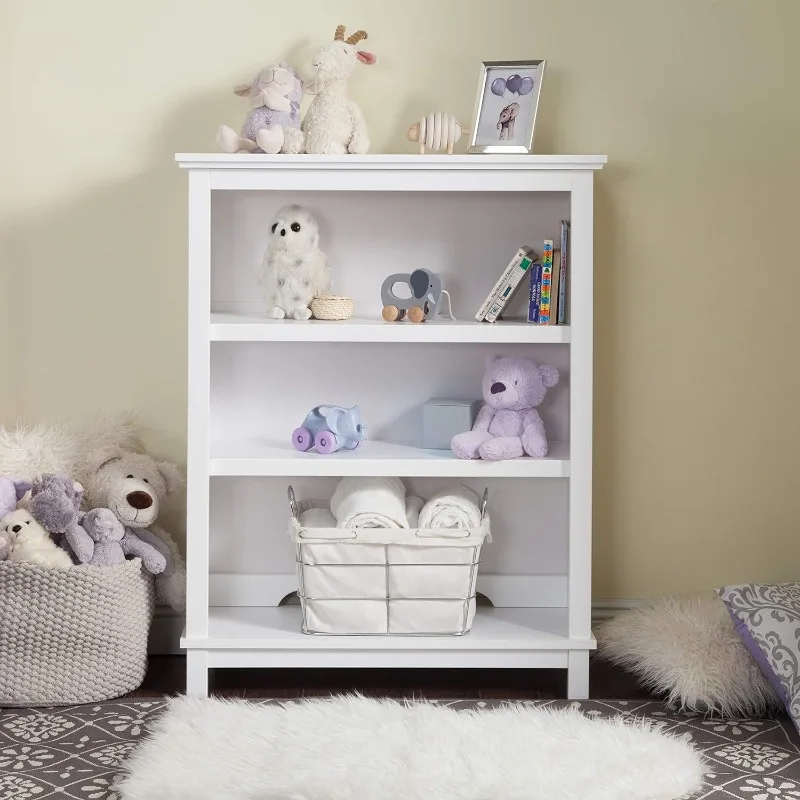 Estantería de escritorio para niños, Hutch en blanco, otoño