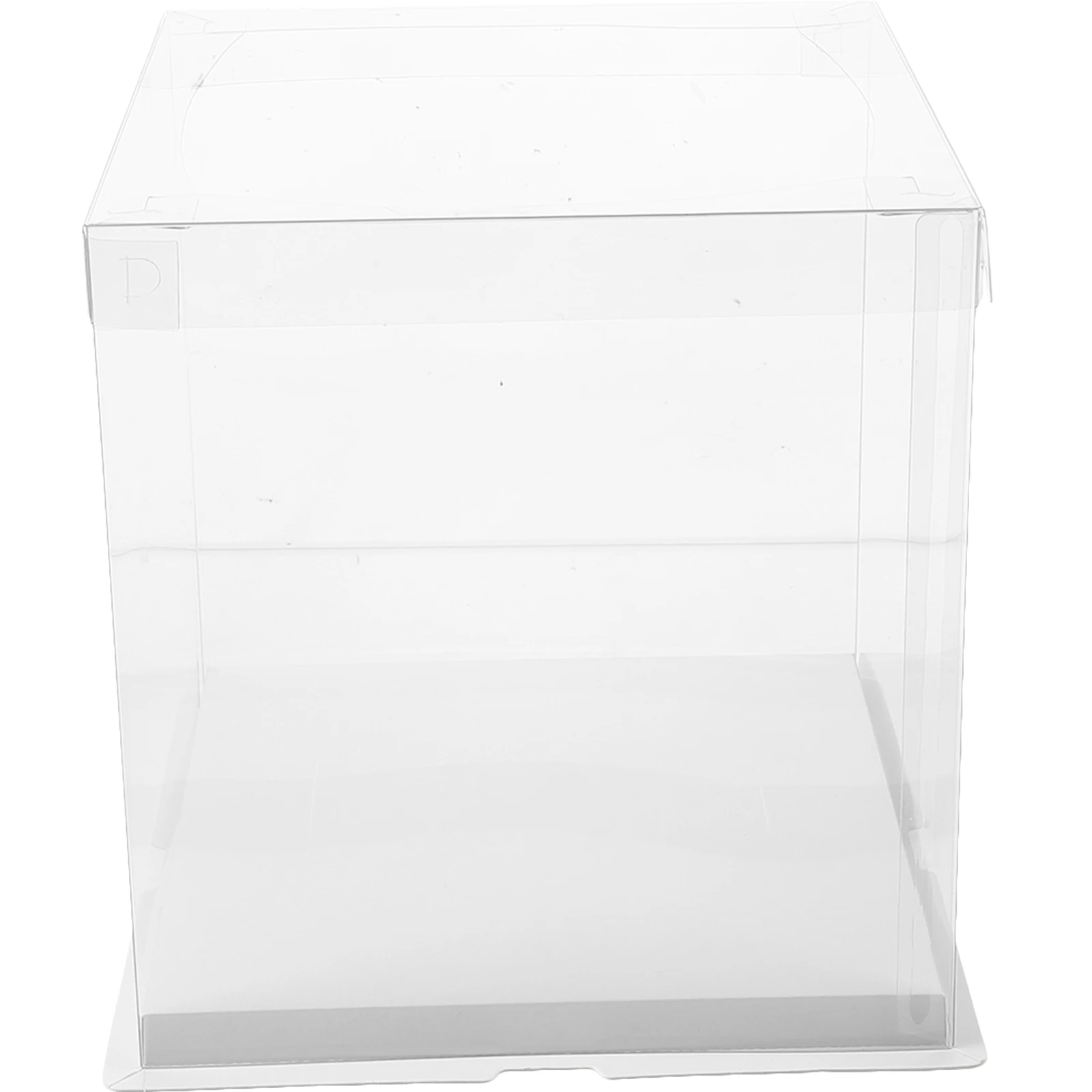 

5Pcs Portable Bakery Boxes Clear Containers for Cakes Donuts Cookies Easy Assembly Safe Material Cake Boxes Clear Cake Box