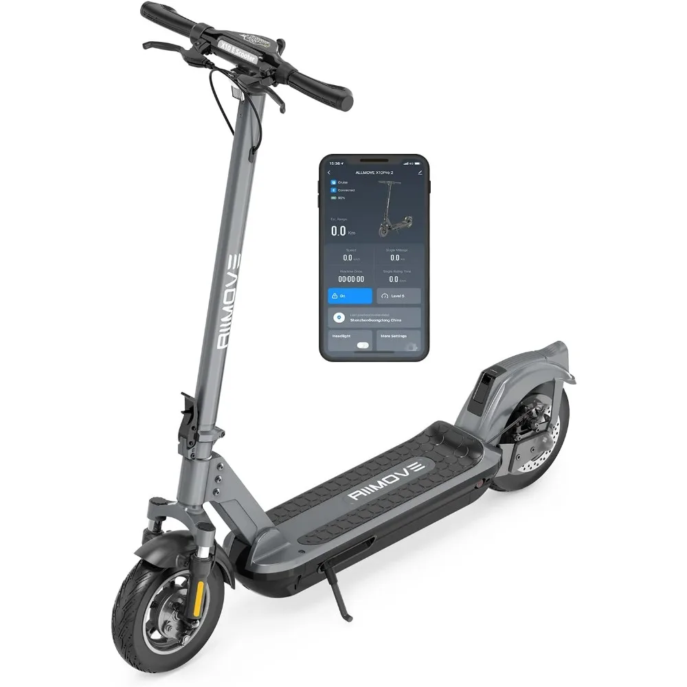 

500W Electric Scooter Adults, 28 Miles Rang & 20 MPH, 10" Foldable Commuter Electric Scooter with Triple Brake Systems and APP