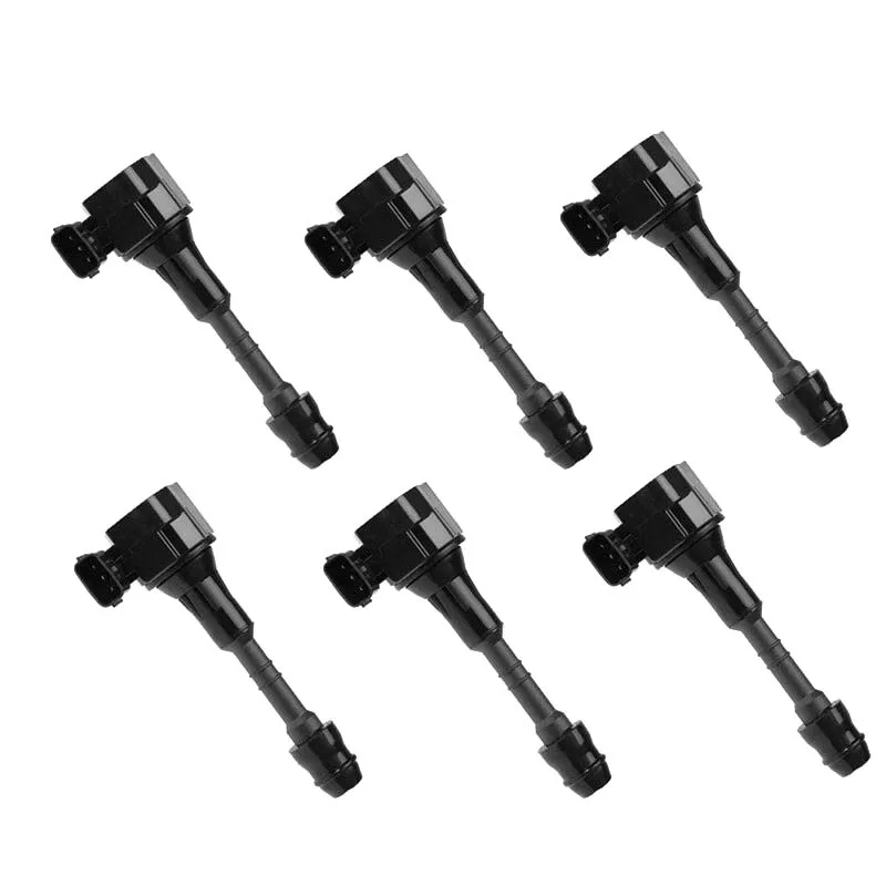 

Set Of 6 Ignition Coils For NISSAN Altima Maxima Pathfinder Xterra Quest 3.5L 4.0L 22448-8J115 C1406 5C1403 UF349